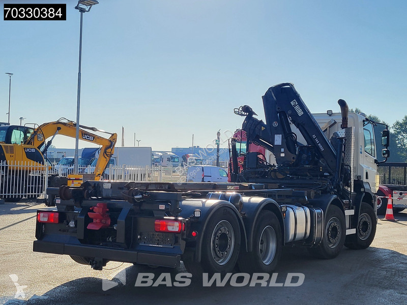 شاحنة DAF 460 8X2 HIAB 144 B-3 HIDUO Crane kran...