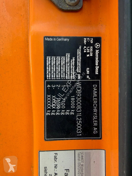 شاحنة Mercedes 2036 Kipper - MP2 - 4x4 - Euro5...