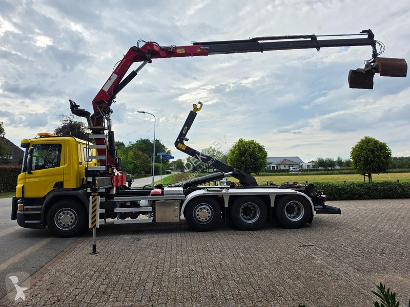 Camion Scania P450 8x2!! CRANE/HOOK!!...