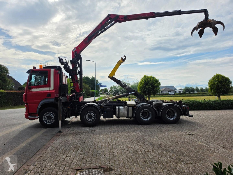 Vrachtwagen DAF 510 Palfinger Z crane. HOOK...