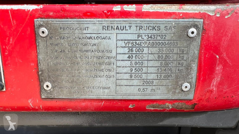 Camion Renault 450 DXI (BOITE MANUELLE / LAMES...