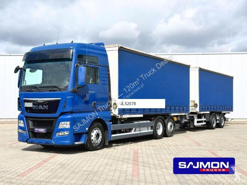Vrachtwagen MAN TGX / ZESTAW BDF / KONTENERY KRONE