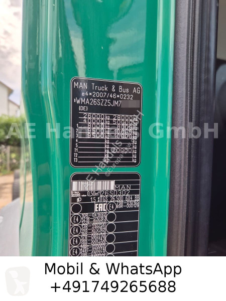Kamion MAN 26.500 L BB 6x4 *Retarder/Tempomat/AHK