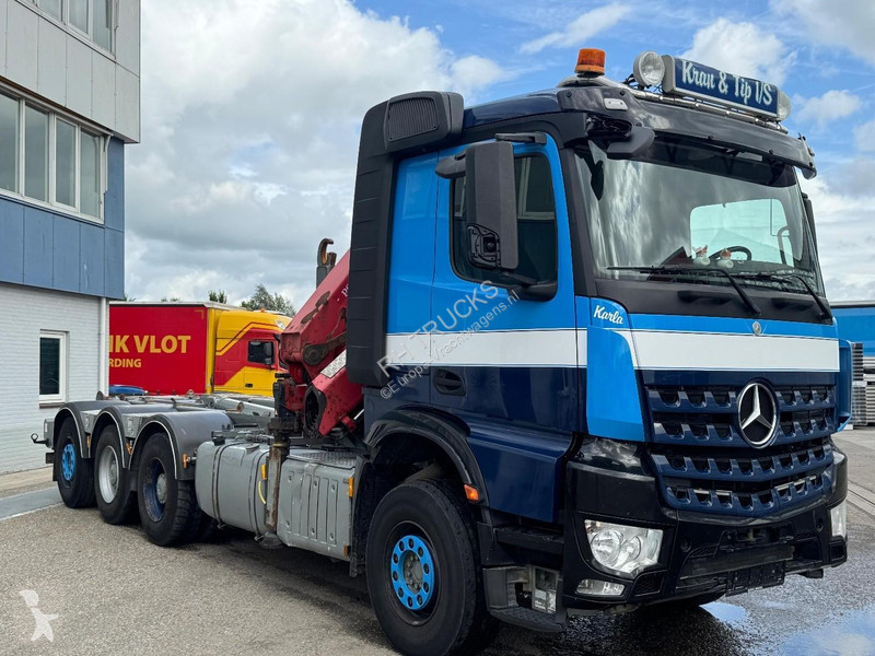 Mercedes 3251 8X4 EURO 6 + HMF 2620K-RC +...