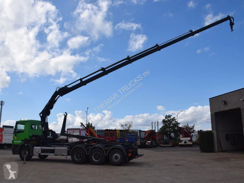 Kamion Mercedes 3236 Hooklift + Hiabcrane