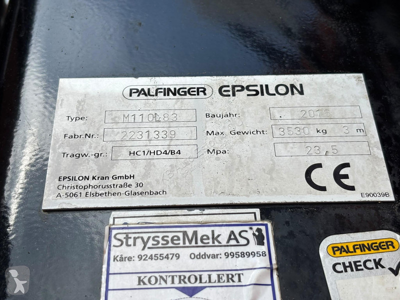 Volvo 750 6x4 EPSILON M110L83 / RETARDER truck