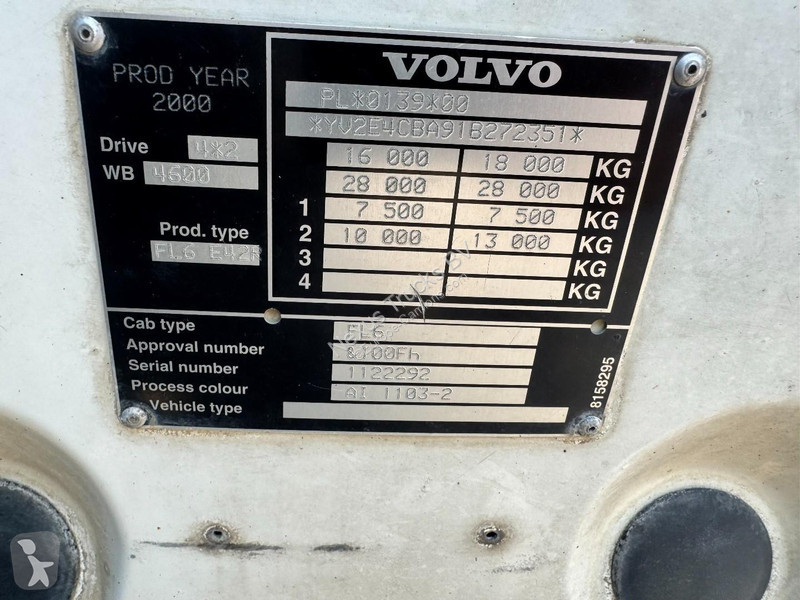 Camion Volvo FL 6 - 18 (FULL STEEL SUSPENSION /...