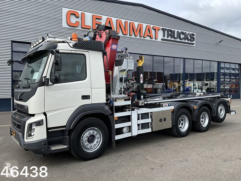 Volvo 460 8x4 Euro 6 HMF 19 Tonmeter Z-kraan truck