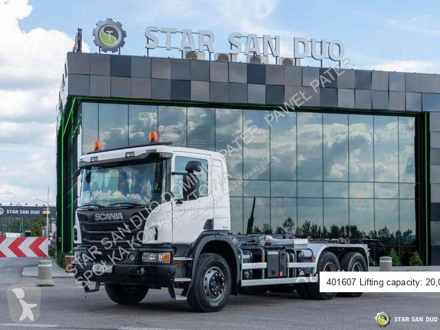 Camion Scania P410 6x4 Hyva Lift 20.53.S hooklift