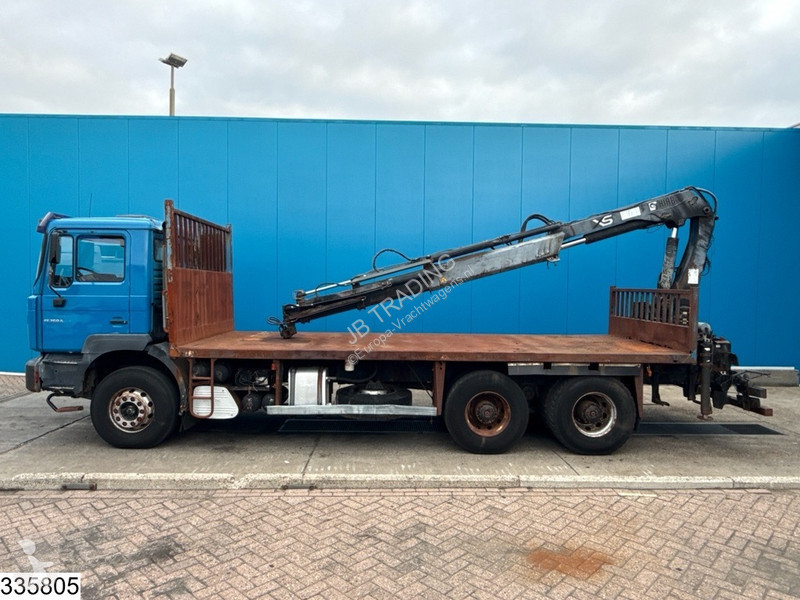 Camião MAN 26 350 6x4, Manual, Steel, Hiab