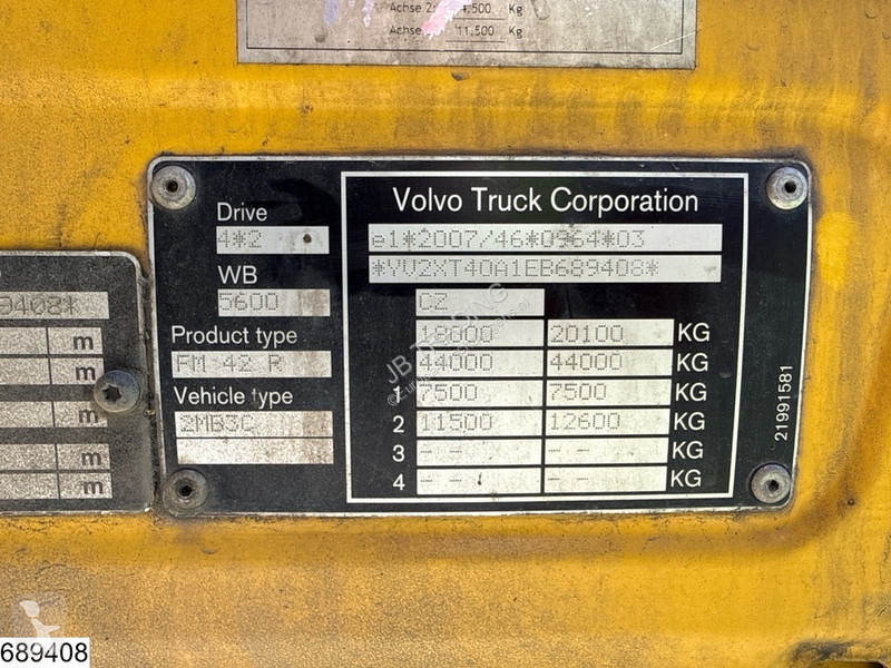 Camion Volvo 500 EURO 6, Kassbohrer, Combi