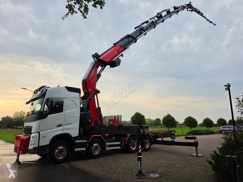 شاحنة Volvo 540 8x2 CRANE TRUCK FASSI 1450...