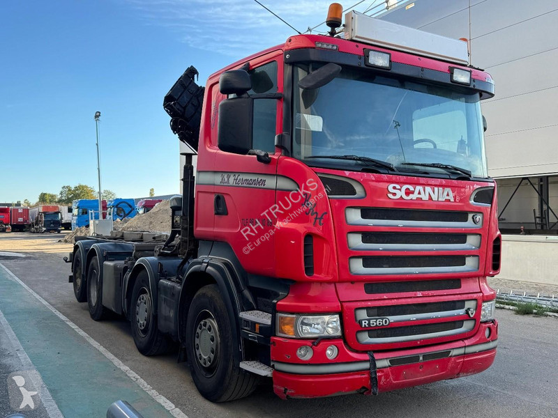 Lastbil Scania R560 8X2 + HIAB 166E 4 HIPRO +...