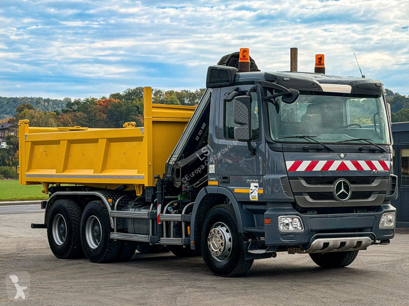 Kamion Mercedes ACTROS * KIPPER 4,80 + KRAN / 6x4