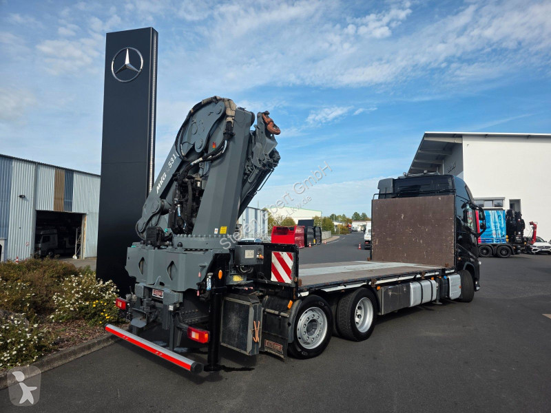 Lastbil Volvo 500 6x2 Heckkran MKG HLK 531 HP...