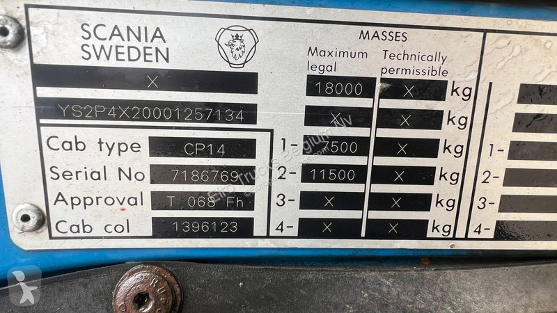 Kamion Scania G94 - 220 (EURO 2 / MANUA PUMP /...