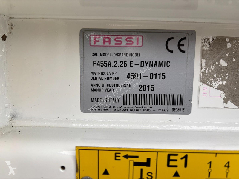 شاحنة MAN TGX + FASSI F 455 A---6X EXT. +...