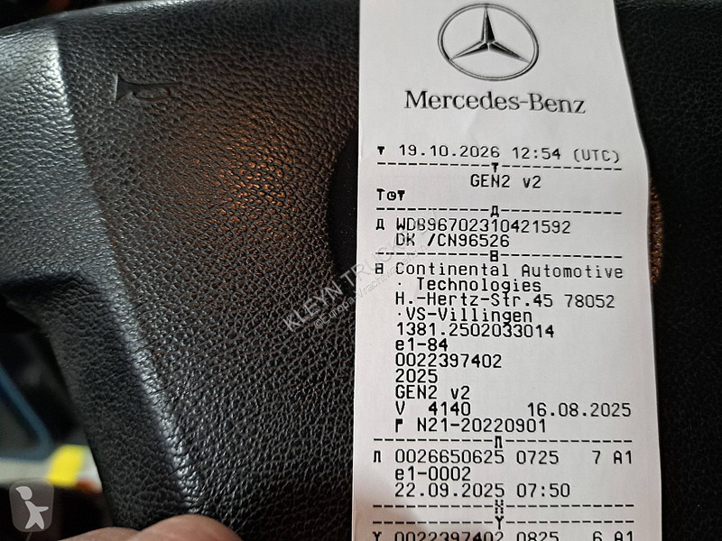 Teherautó Mercedes ATEGO 916 Box Curtainsider...