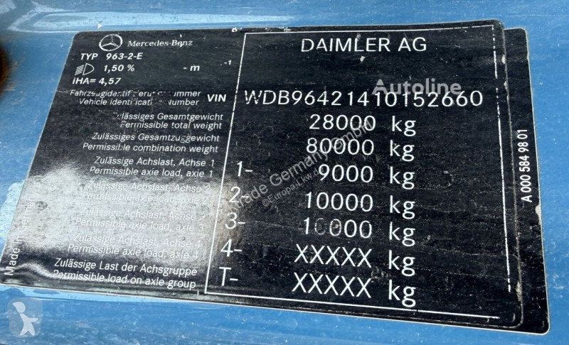 Kamion Mercedes 2851 6x4