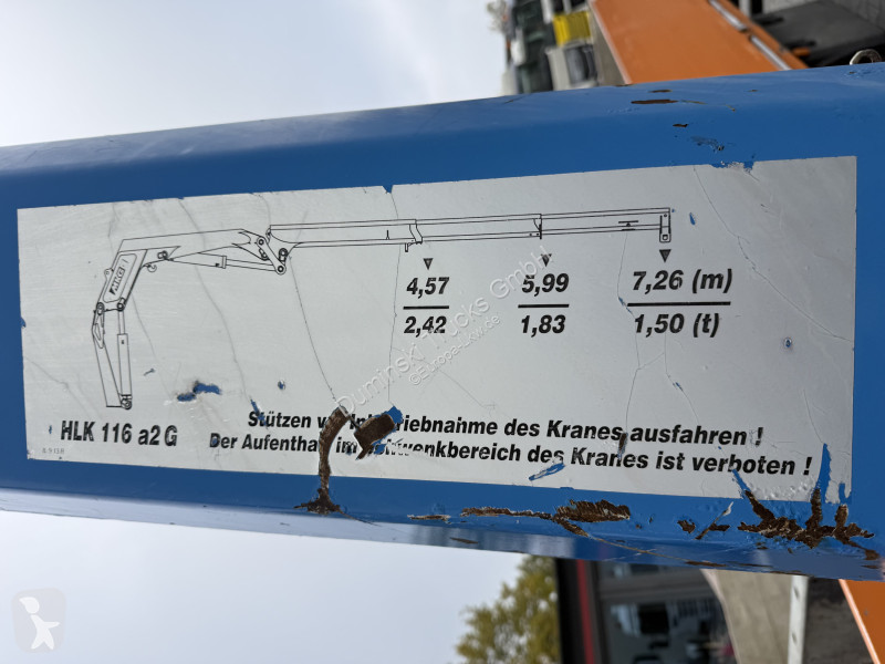 Teherautó MAN TGL 12.250 4X2 BL Kran MKG 116 a2