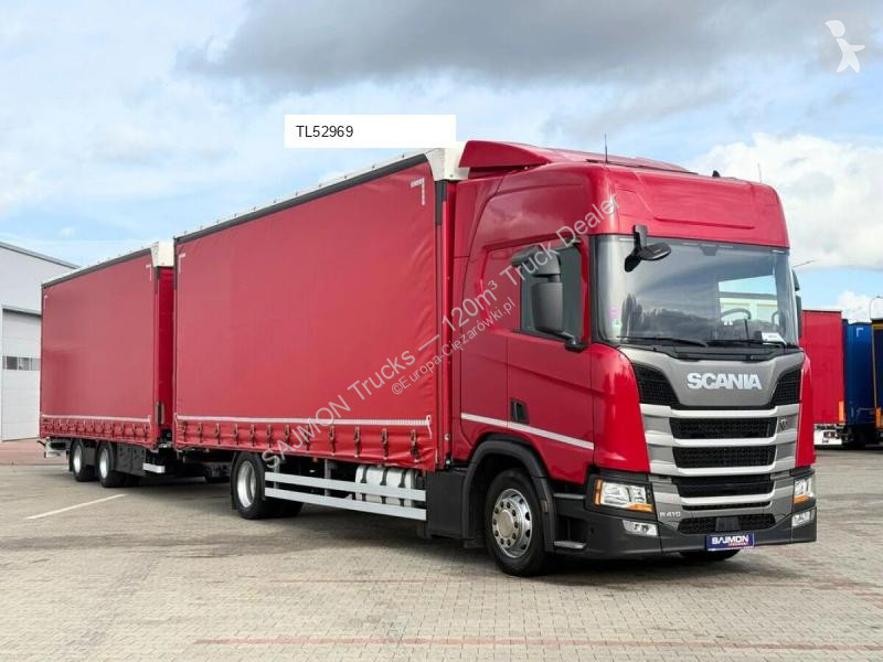 Camião Scania R410 / ZESTAW TANDEM 120 M3 /...