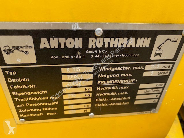 Camion DAF 45 160 TURBO RUTHMAN / MANUAL /...