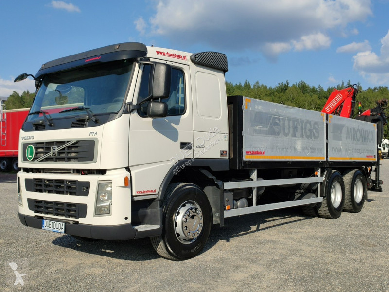 Kamion Volvo FM 440 6x4 HDS FASSI F170 Składany...