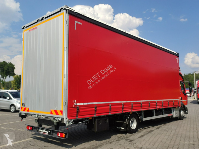 Kamion Renault D12.240 E6 Firana Tył Drzwi...