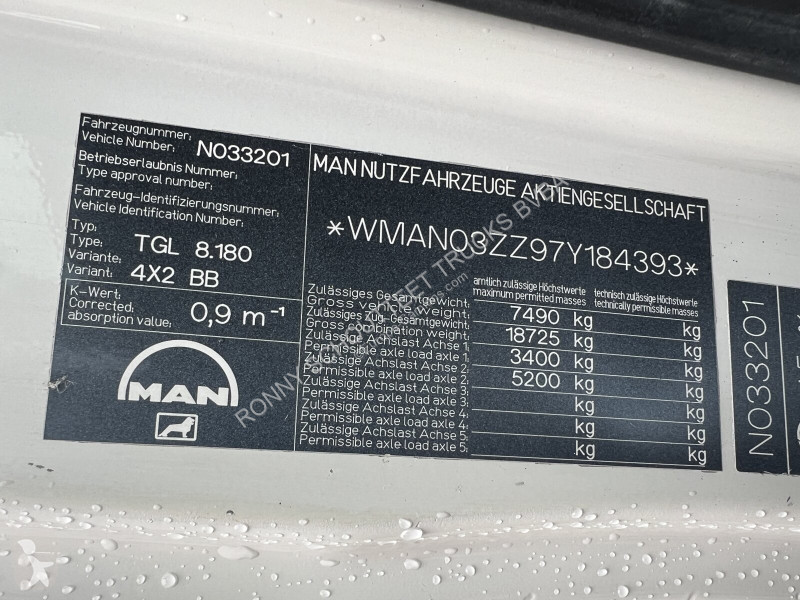 Kamion MAN TGL 8.180 4X2 BB TGL 8.180 4X2 BB,...