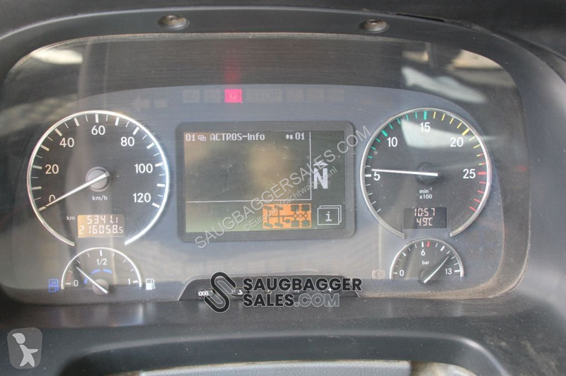 Camião Mercedes 4160 V8 RSP 3T 2014 Saugbagger