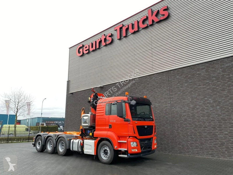 Kamion MAN 35.480 8X4 TRIDEM + 20 TON HAAKARM +...