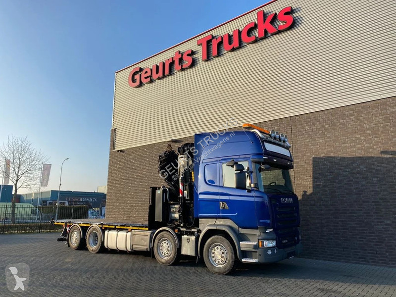 Kamion Scania R580 V8 8X2 + HIAB XS 544 E-8...