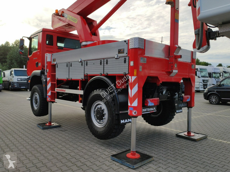 Camion MAN TGM 4x4 Zwyżka Bison Palfinger TKA...
