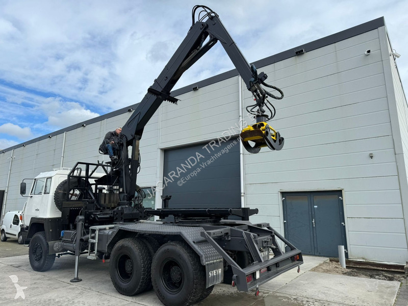 Camion Steyr 1491.310 6x6 Loglift 190 + dolly +...
