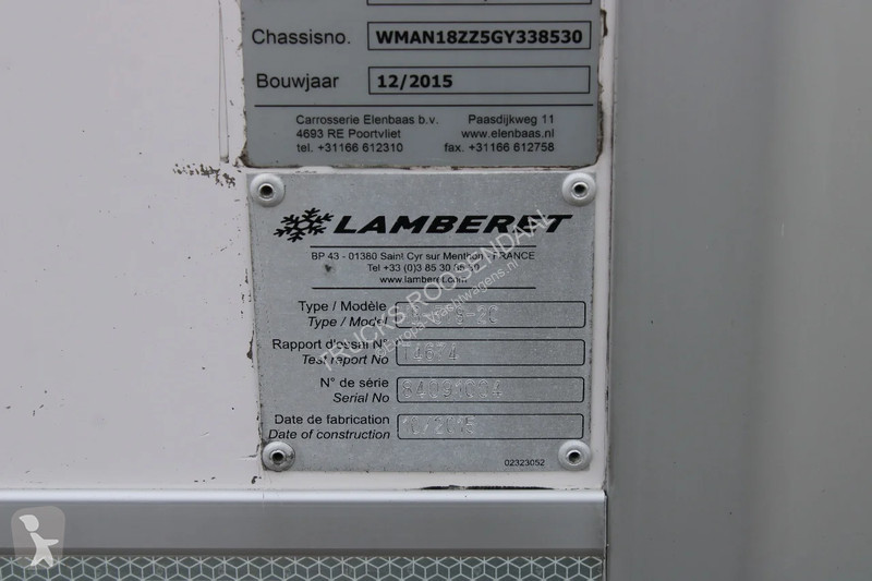 Lastbil MAN 18.250 + EURO 6 + CARRIER + LIFT