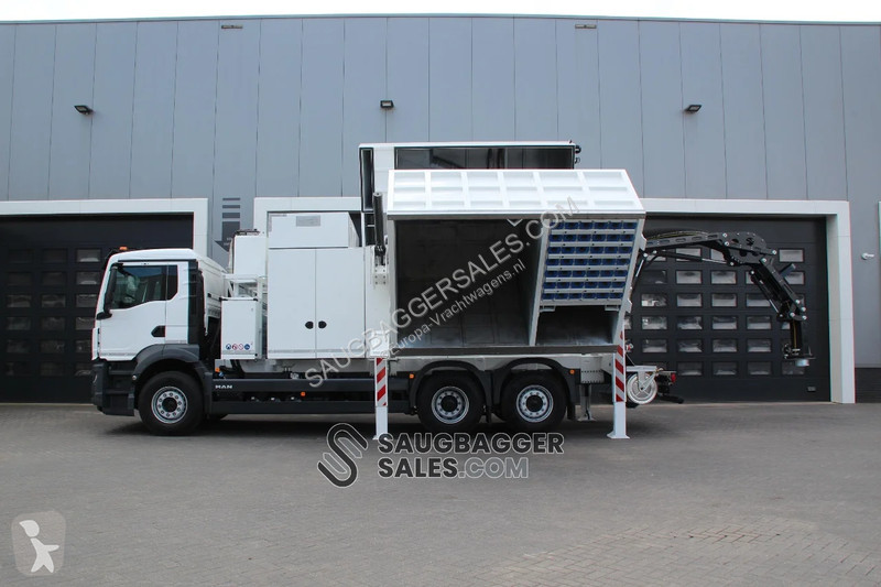 Camion MAN 26.510 6X2-4 MTS DINO 8 SAUGBAGGER