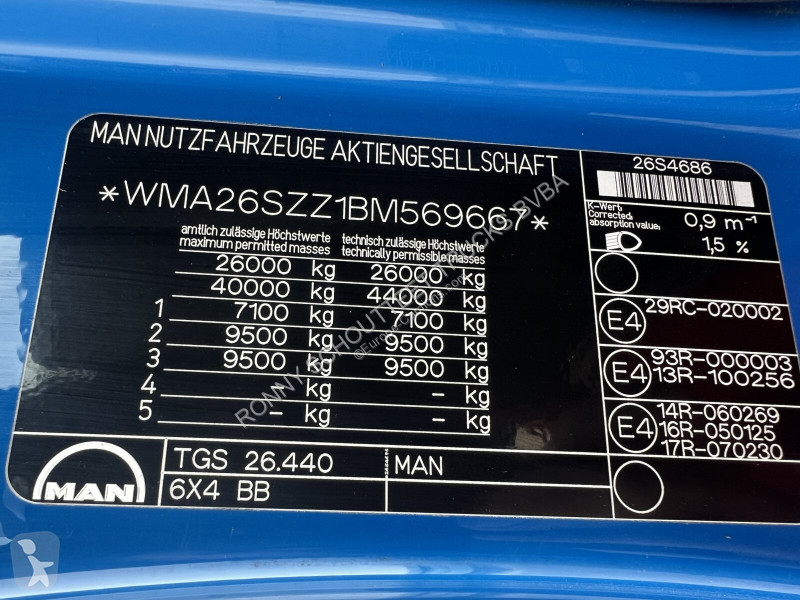 Camion MAN TGS 26.440 6X4 BB TGS 26.440 6X4 BB,...