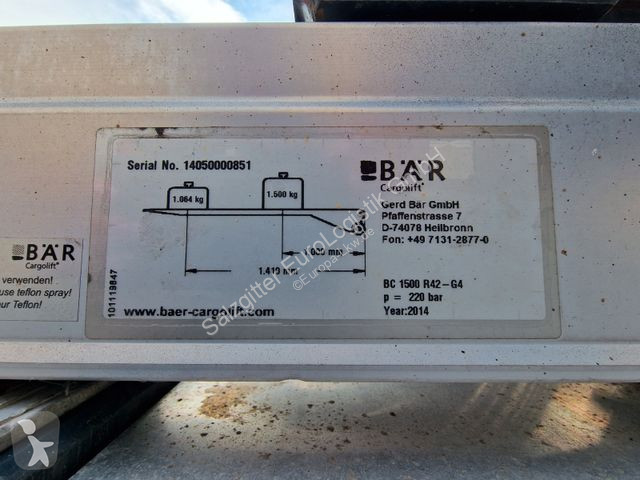 Kamion Mercedes 1840 / Ladebordwand / Retarder