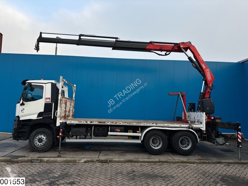Lastbil Renault C 380 6x4, EURO 6, Fassi, Steel...