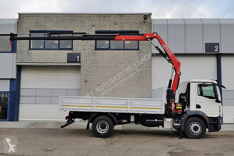 Camion MAN 18.250 BB CH Flatbed with Crane (2...