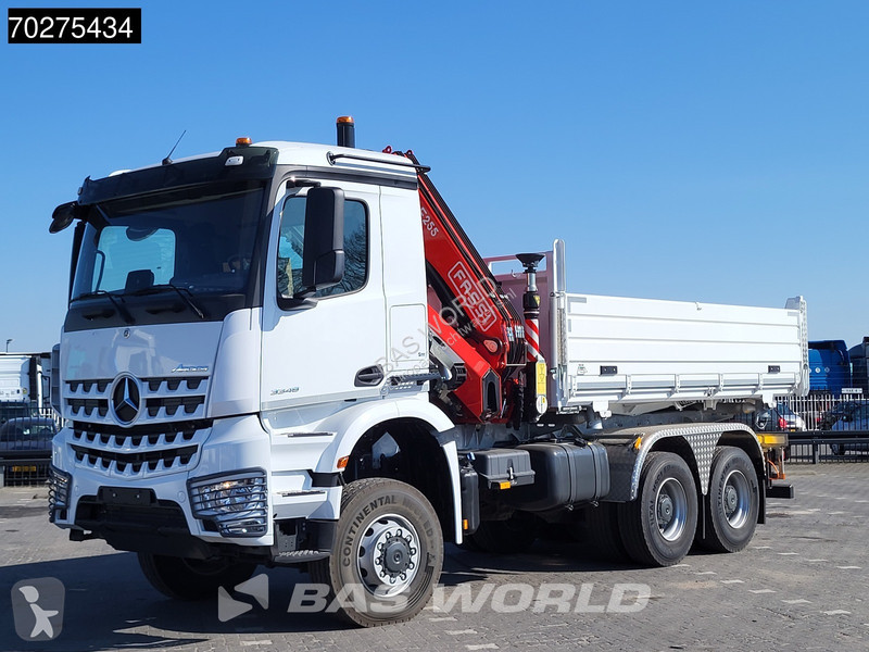 Camion Mercedes 3348 6X6 Fassi F255A.2.24...