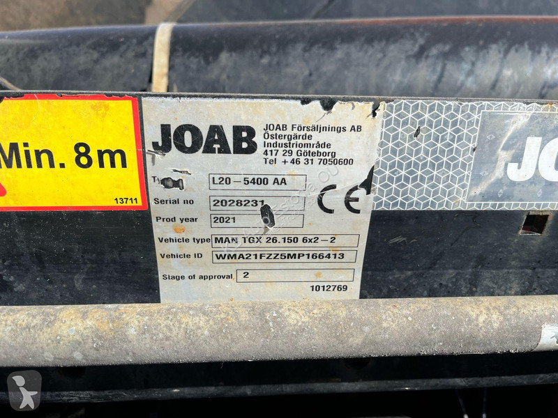 Lastbil MAN 26.510 6x2*4 JOAB L 20 ton / L=5400...