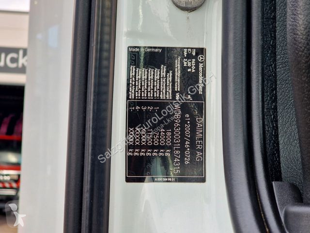 Kamion Mercedes 1840 / Ladebordwand
