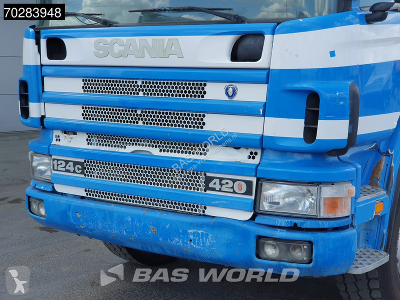 Camion Scania 420 8X4 15m3 tipper Hiab 144...