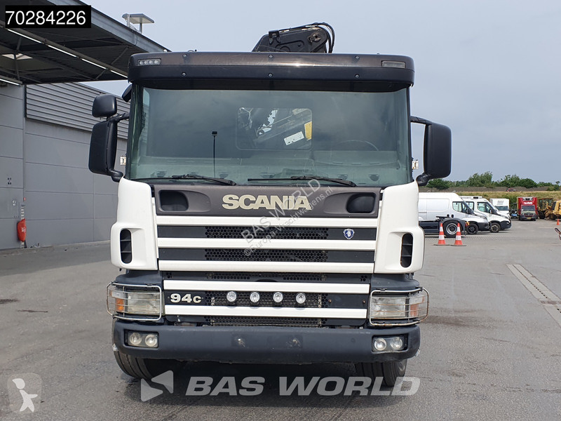 Camion Scania P94 6X4 Hiab 330-4 Kran Crane 9m3...