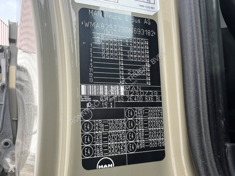 شاحنة MAN TGS 26.400 6x6 BL TGS 26.400 6x6 BL,...