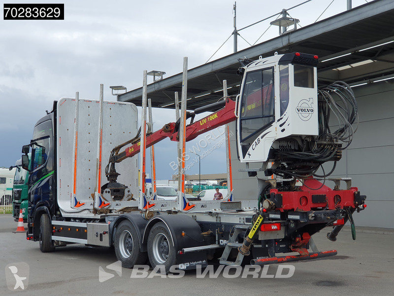 Camion Scania S650 S 6X4 Tajfun IV100K Kran...