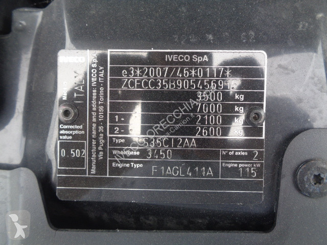 Camion Iveco DAILY 35C16