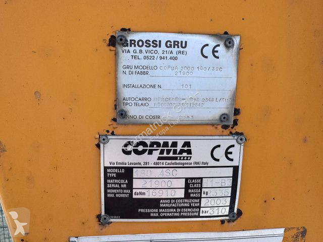 Camion Mercedes 2548 mp1 Pritsche 8 Zylinder...