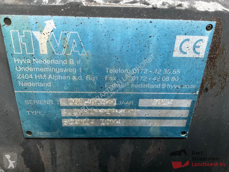 Kamion Scania 410 10x4 Euro 6 met geisoleerde...